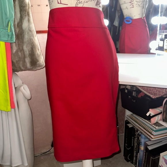NWT Red express zipper skirt - Picture 1 of 5